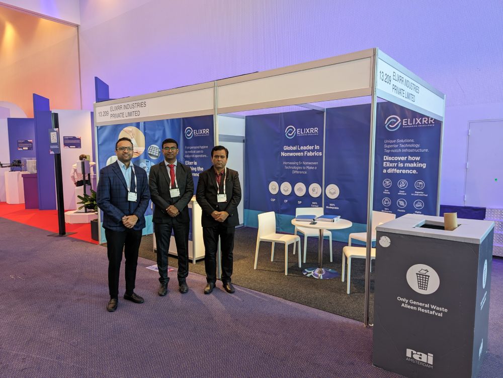 Elixrr Presented Advanced Nonwoven Solutions at Interclean, Amsterdam