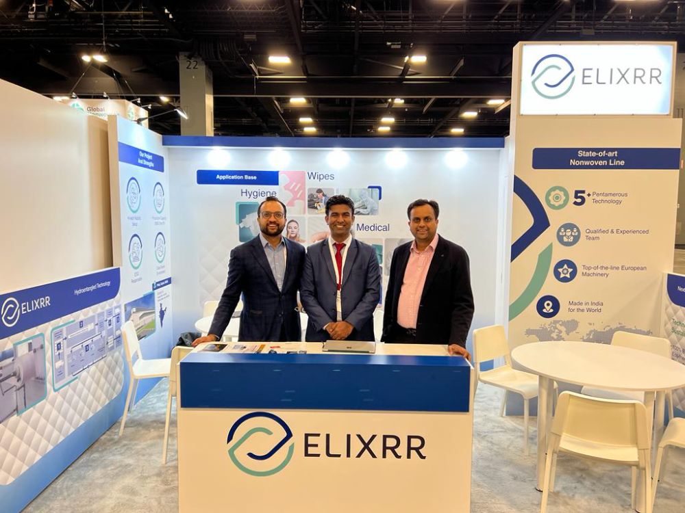 Elixrr Showcased Future-Forward Nonwoven Innovations at IDEA, Miami, USA