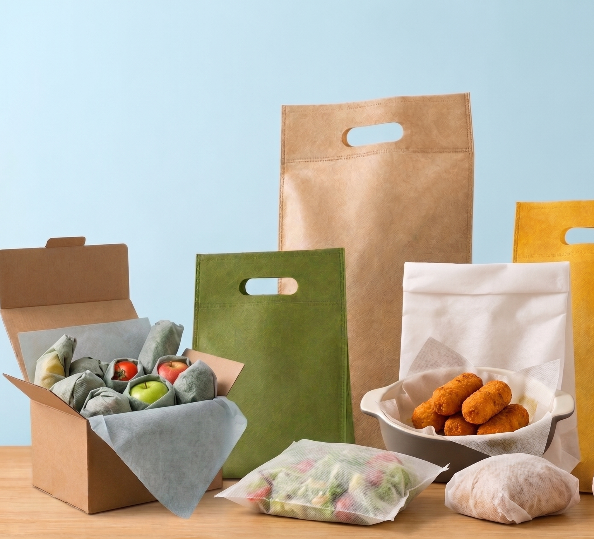 Elixrr nonwoven food packaging fabric