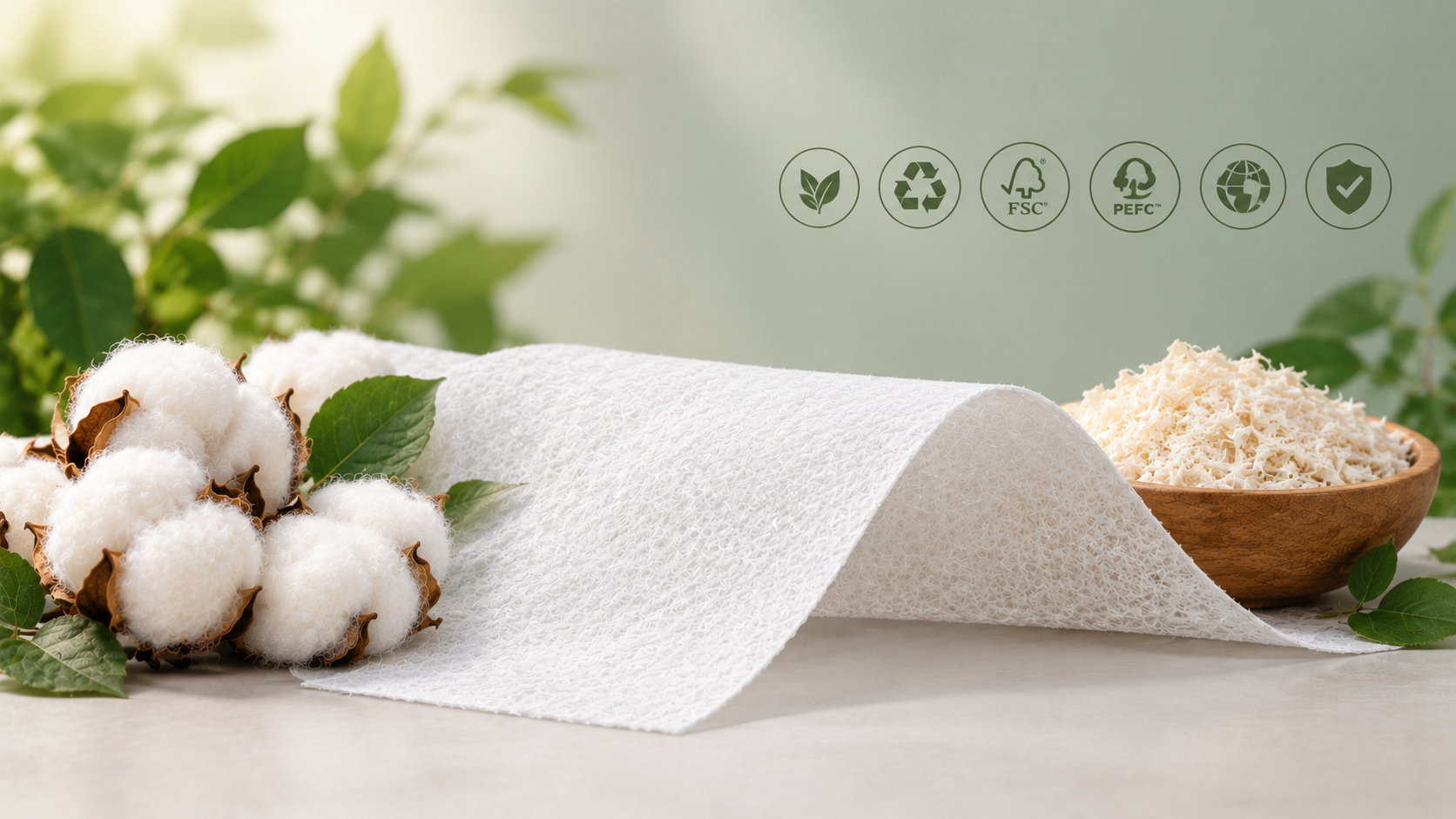 PentaTech™ Hydroentanglement Technology for Polyester + Viscose Spunlace Nonwoven