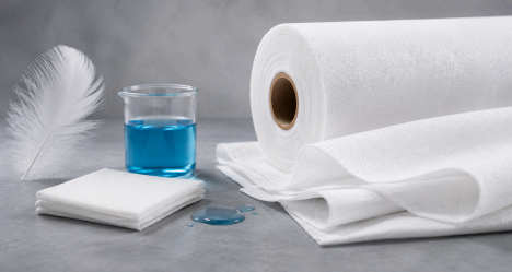 Sustainable Polyester + Viscose Spunlace Nonwoven Manufactured by Elixrr