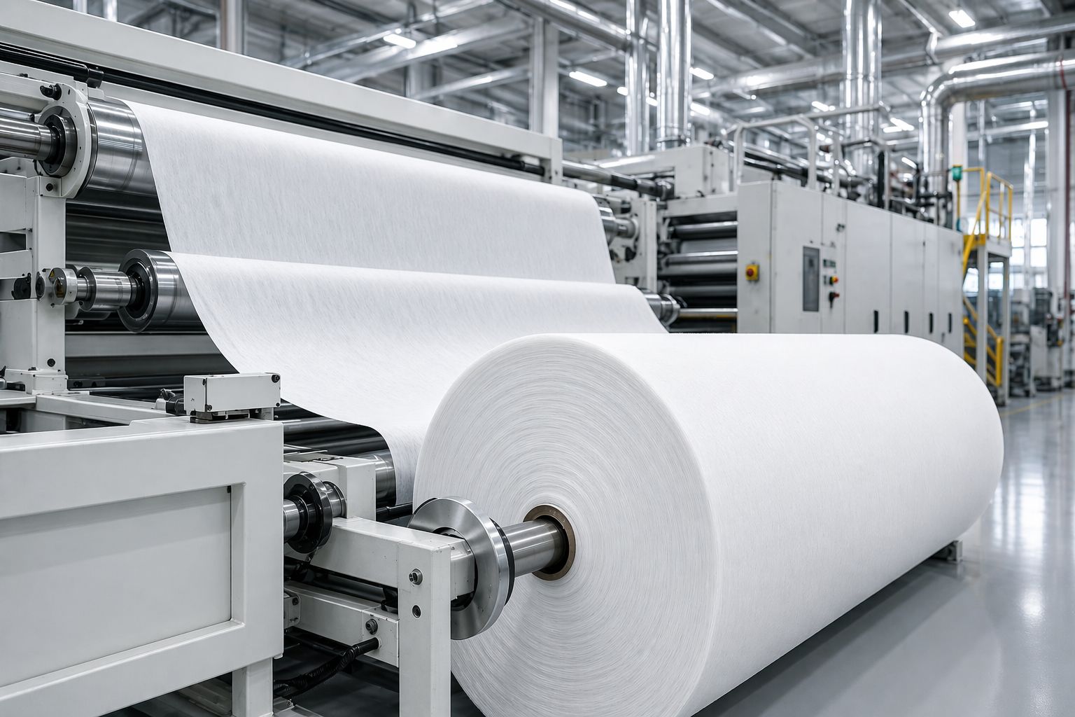non woven fabric manufacturering process