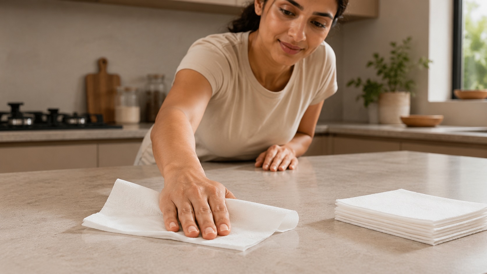 Surface cleaning wipes